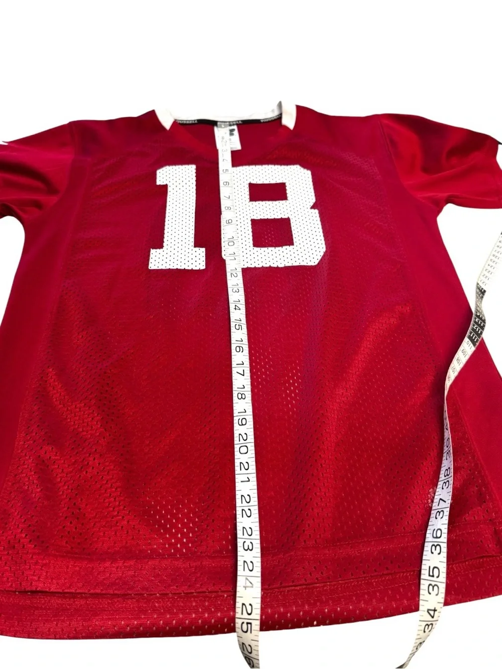 Russell Athletic Alabama Crimson Tide Youth #18 Red Football Jersey Lg.(10-12)